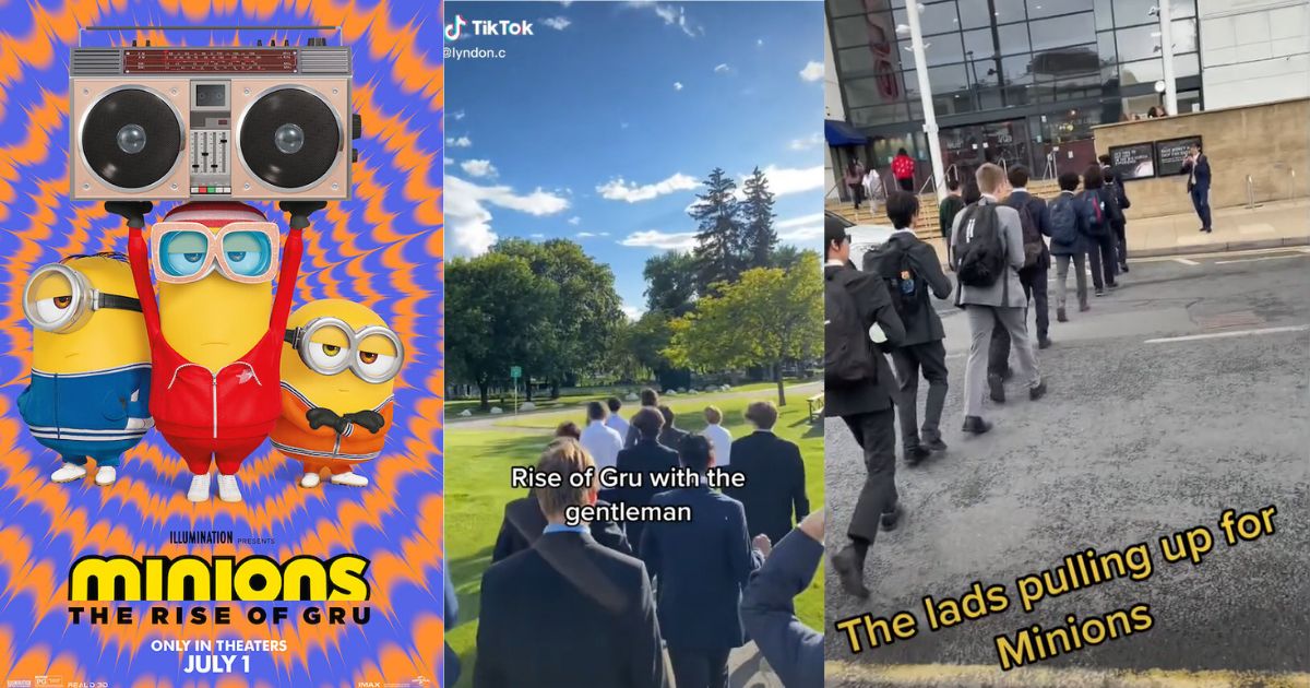  Gentleminions Tiktok Trend Causes Cinemas To Ban Teens In Formal Attire For Despicable 